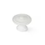 Bouton De Meuble Rond Blanc Zamak H.26 X L.35 X P.35 Mm