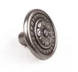 Bouton De Meuble Motif Argent Zamak H.22 X L.30 X P.30 Mm