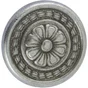 Bouton De Meuble Motif Argent Zamak H.22 X L.30 X P.30 Mm