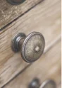 Bouton De Meuble Rond Vieil Or Zamak H.24 X L.30 X P.30 Mm