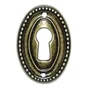 Entrée de clé Louis XVI zamak brossé