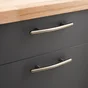 Poignée De Meuble Entraxe 96 Mm Inox Brossé