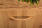 Lot De 6 Poignées De Meuble Entraxe 96 Mm Bois Verni