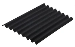 Plaque lisse bitume noir intense l.0.76 x L.1 m ONDULINE