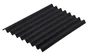 Plaque lisse bitume noir intense l.0.76 x L.1 m ONDULINE