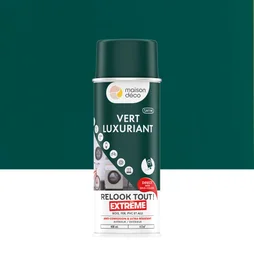 Peinture aérosol relook tout extreme MAISON DECO vert luxuriant satiné 0.400 L