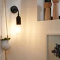 Applique, Classique Métal Noir Inspire Hoopa 1 Lumière(S)