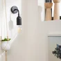 Applique, Classique Métal Noir Inspire Hoopa 1 Lumière(S)