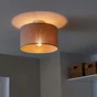 Plafonnier Design E27 Helena Métal Blanc, 1 X 60 W Inspire