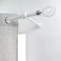 Support Tringle À Rideau, 28 Mm Blanc Satiné Inspire