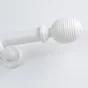 Embout Strié Inspire, Blanc Satiné Diam.28 Mm