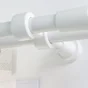 Support Extensible Tringle À Rideau, 28 Mm Blanc Satiné Inspire