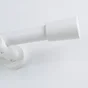 Lot De 2 Embouts Pommeau Inspire, Blanc Satiné Diam.28 Mm