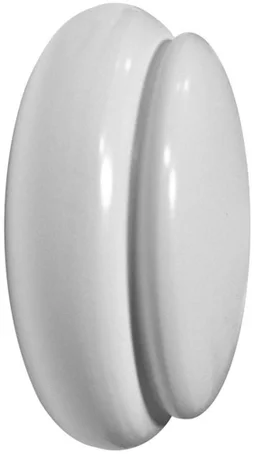 Lot De 2 Embouts Galet Inspire, Blanc Satiné Diam.35 Mm