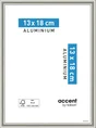 Cadre Nickel, 13 X 18 Cm, Gris