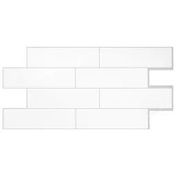 Lot De 2 Crédences Adhésives Imitant Carrelage Oslo Xl 57.3 Cm X 29.1 Cm