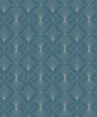 Papier Peint Expansé Diamant Bleu / Argent