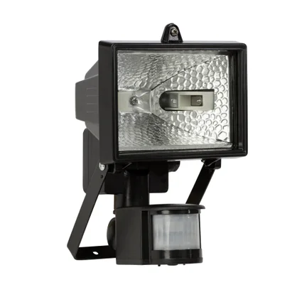 Projecteur À Fixer À Détection Extérieur Tanko R7S, 78 Mm 150 W, Noir