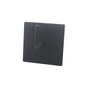 Lot De 2 Supports Sans Perçage Barre De Vitrage, 10 Mm Noir Mat Inspire
