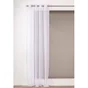 Voilage tamisant, Lola blanc l.140 x H.260 cm