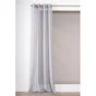 Voilage tamisant, Lola gris l.140 x H.260 cm