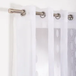 Voilage Tamisant, Nina Blanc L.140 X H.260 Cm