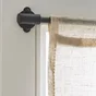 Paire De Vitrages Tamisant, Rio Naturel L.60 X H.120 Cm