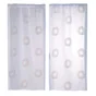 Paire De Vitrages Tamisant, Cosmos Doré L.60 X H.120 Cm
