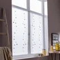 Paire De Vitrages Tamisant, Orion Gris/Argent L.45 X H.120 Cm