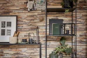 Papier Peint Intissé Planche De Bois Marron