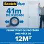 Lot de 2 rubans de masquage, SCOTCH, L.48 Mm X l.40 m