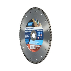 Disque diamant courant segmenté pour brique, NORTON, diam. 230 mm