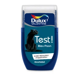 Testeur Peinture Bleu Paon Satiné Crème De Couleur Dulux Valentine 30 Ml