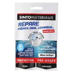 Colle de réparation époxy Sintomateriaux SINTO, 30g blanc