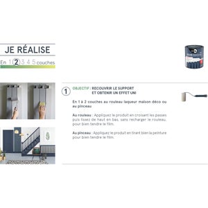 Peinture Relook Radiateurs Maison Deco Blanc Satiné 0.5 L