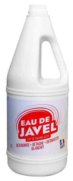 Eau de javel 2,6% de chlore actif 2 litres