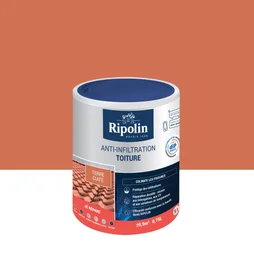 Revêtement D'Étanchéité Toiture, Ripolin Anti-Infiltration Terre Cuite 0,75 L