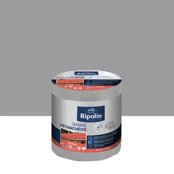 Bande D'Étanchéité Adhésive Ripolin, 10 M X 10 Cm, Gris