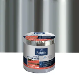 Bande D'Étanchéité Adhésive Ripolin, 10 M X 10 Cm, Aluminium