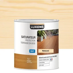 Saturateur Luxens Saturateur Protection Terrasse En Bois 1 L, Naturel
