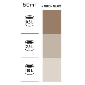 Colorant Haute Concentration Luxens 50 Ml Marron Glacé