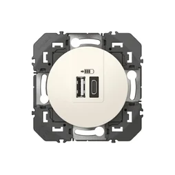 Prise Chargeur Usb A Et C Dooxie, Legrand, Blanc