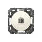 Prise Chargeur Usb A Et C Dooxie, Legrand, Blanc