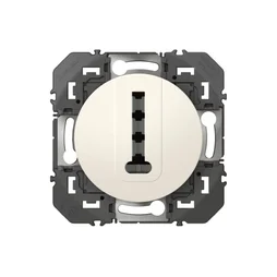 Prise Téléphone Dooxie, Legrand, Blanc