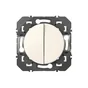 Double Poussoir, Legrand Dooxie, Blanc