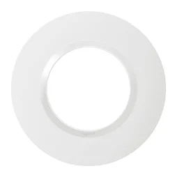 Plaque Simple Déco Dooxie, Legrand, Blanc