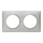 Plaque Double Dooxie, Legrand, Aluminium