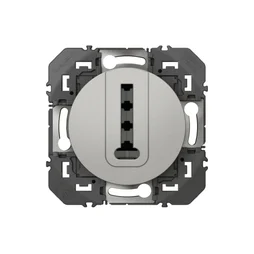 Prise Téléphone Dooxie, Legrand, Aluminium