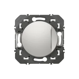 Interrupteur Va-Et-Vient Lumineux, Legrand Dooxie, Aluminium