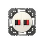 Prise Haut-Parleur Double Dooxie, Legrand, Blanc